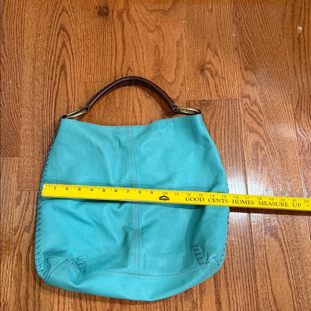Lucky Brand turquoise tote - Picture 5 of 9